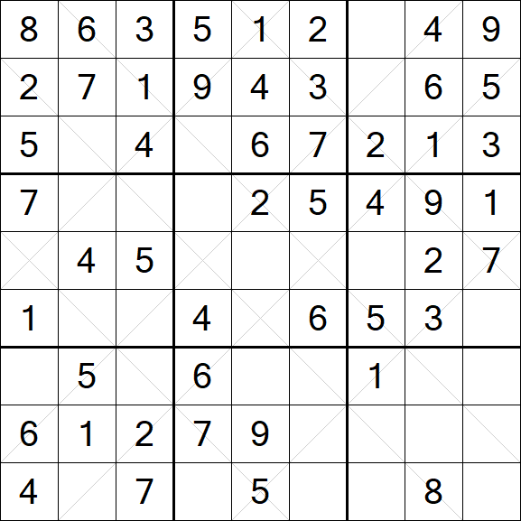 Argyle Sudoku - Easy