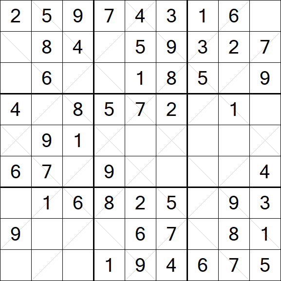 Argyle Sudoku - Easy