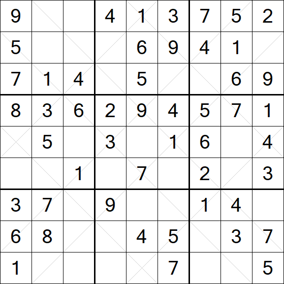 Argyle Sudoku - Easy