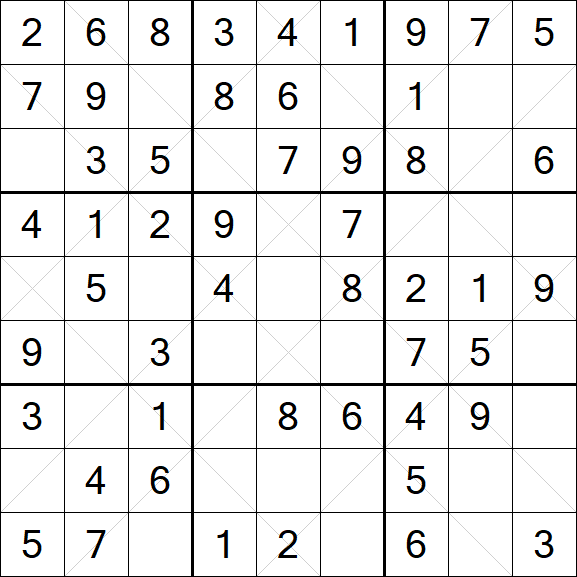 Argyle Sudoku - Easy