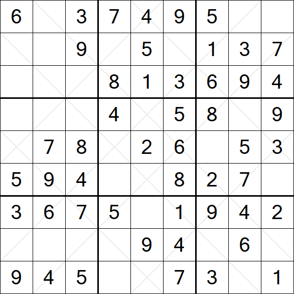 Argyle Sudoku - Easy