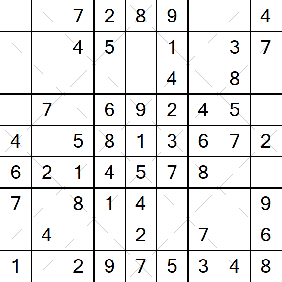Argyle Sudoku - Easy