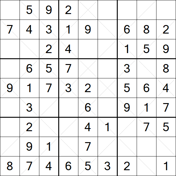 Argyle Sudoku - Easy