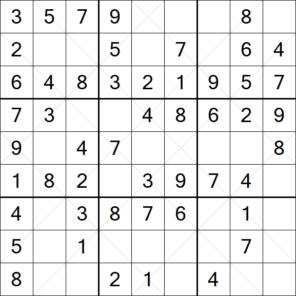 Argyle Sudoku - Easy