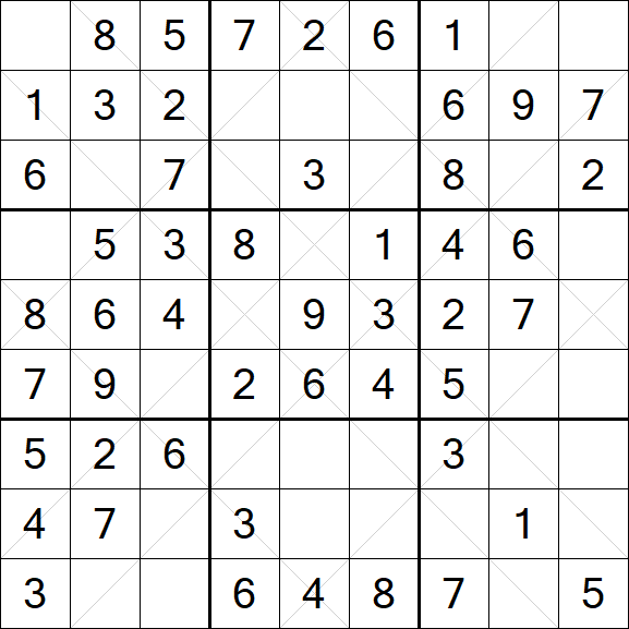 Argyle Sudoku - Easy