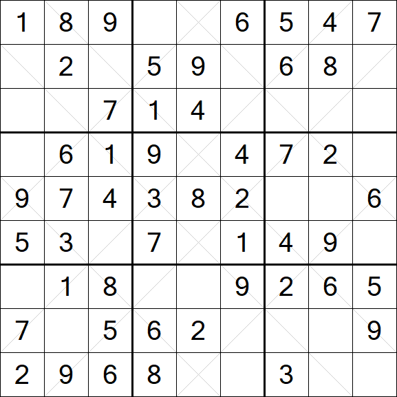 Argyle Sudoku - Easy