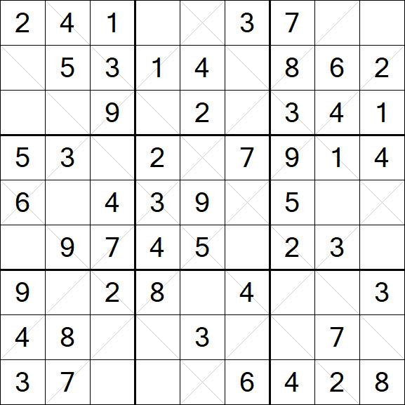 Argyle Sudoku - Easy