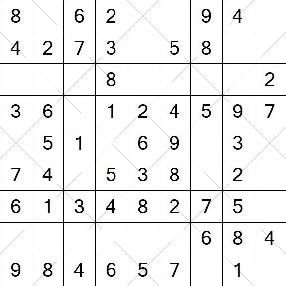 Argyle Sudoku - Einfach