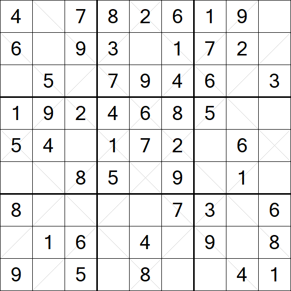 Argyle Sudoku - Einfach