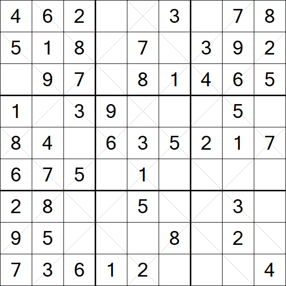 Argyle Sudoku - Einfach