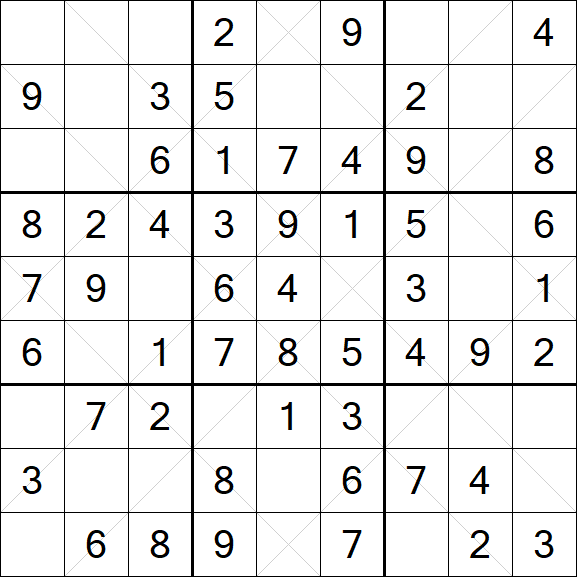 Argyle Sudoku - Einfach