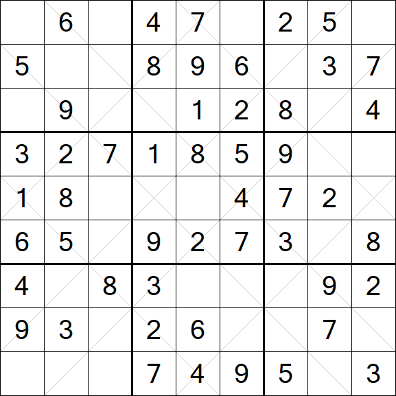 Argyle Sudoku - Einfach