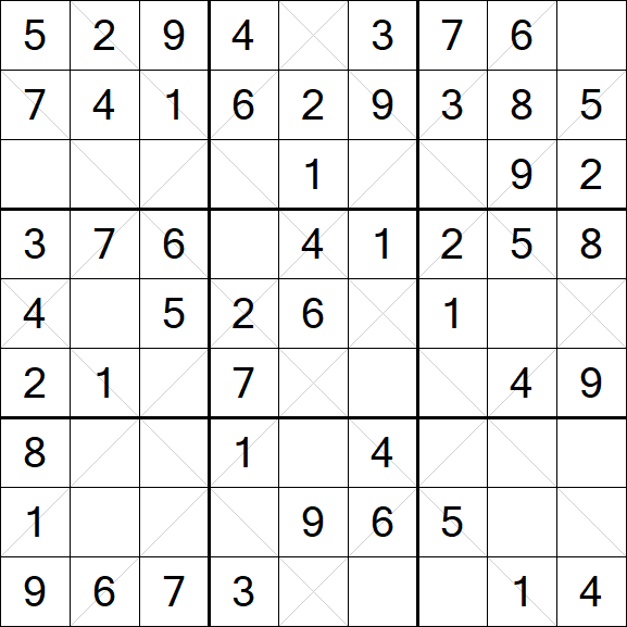 Argyle Sudoku - Einfach