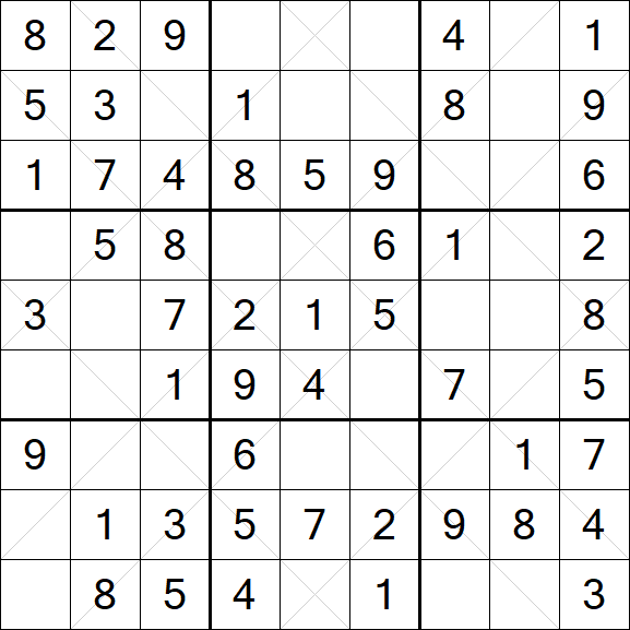 Argyle Sudoku - Einfach