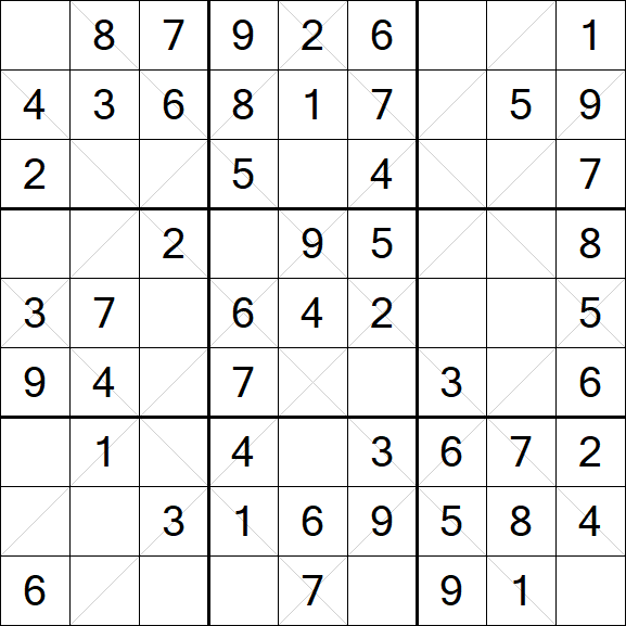 Argyle Sudoku - Einfach