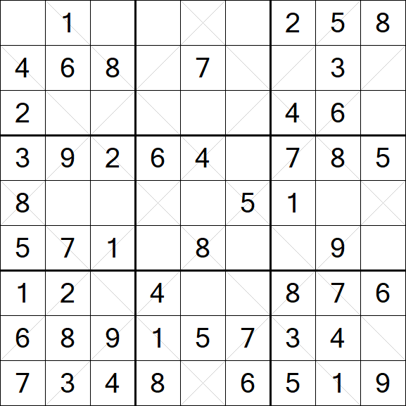 Argyle Sudoku - Einfach