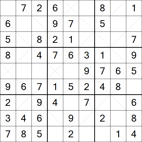 Argyle Sudoku - Einfach