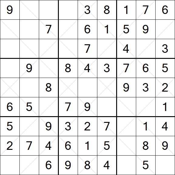 Argyle Sudoku - Einfach