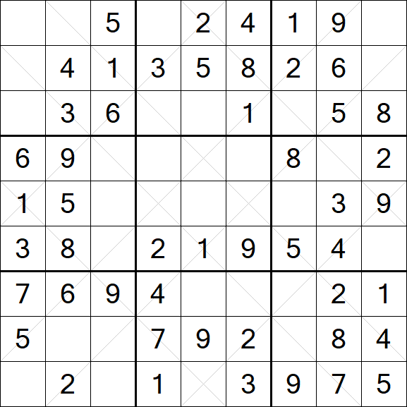 Argyle Sudoku - Einfach