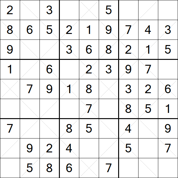 Argyle Sudoku - Einfach