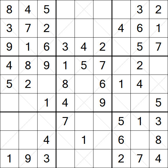Argyle Sudoku - Einfach