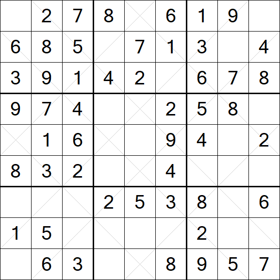 Argyle Sudoku - Einfach