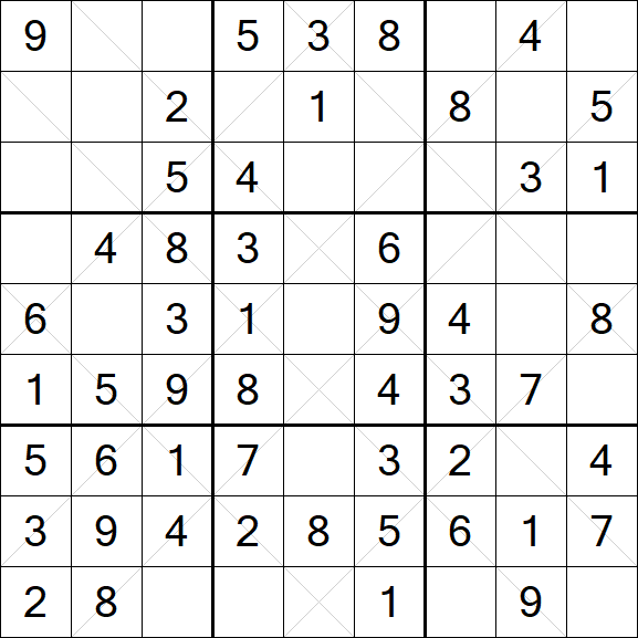 Argyle Sudoku - Einfach
