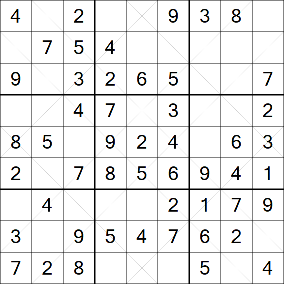 Argyle Sudoku - Einfach