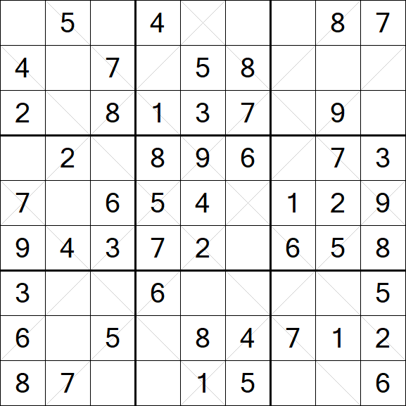 Argyle Sudoku - Easy