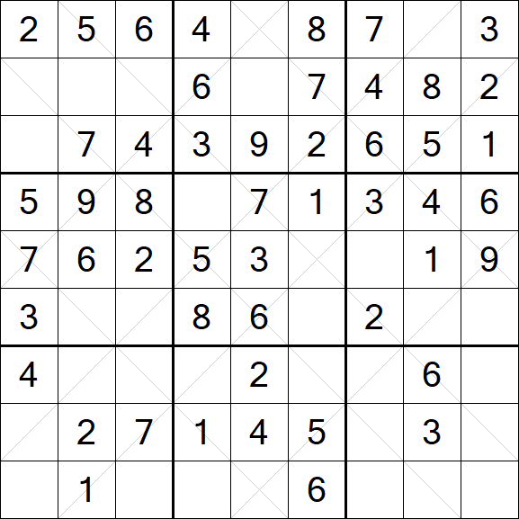 Argyle Sudoku - Easy