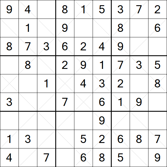 Argyle Sudoku - Easy