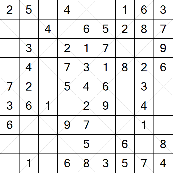 Argyle Sudoku - Easy