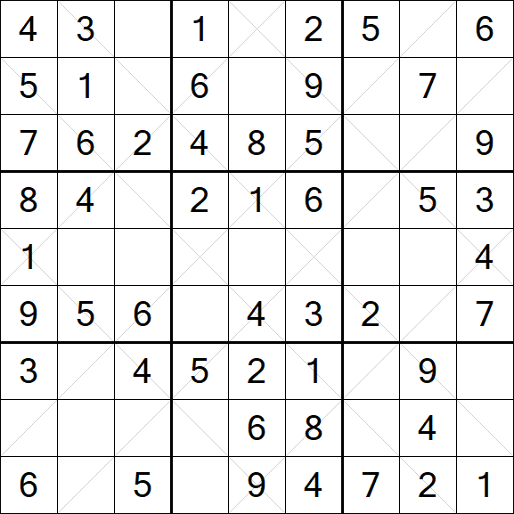 Argyle Sudoku - Easy