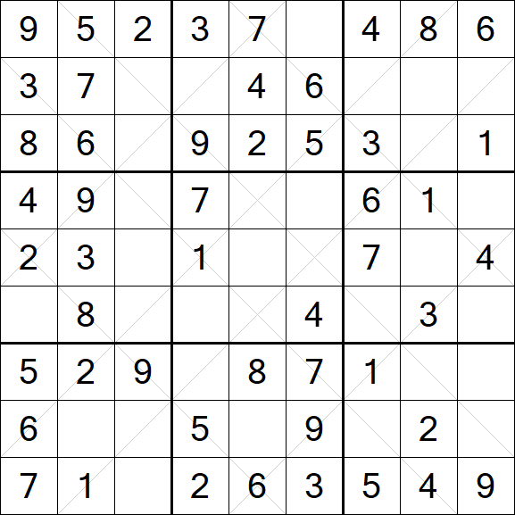 Argyle Sudoku - Easy