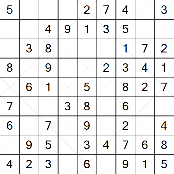 Argyle Sudoku - Fácil