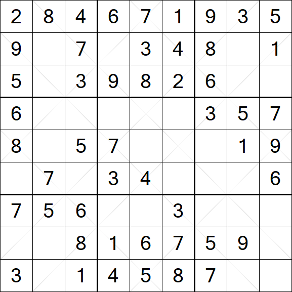 Argyle Sudoku - Easy