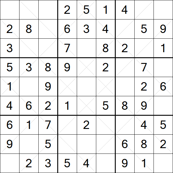 Argyle Sudoku - Easy
