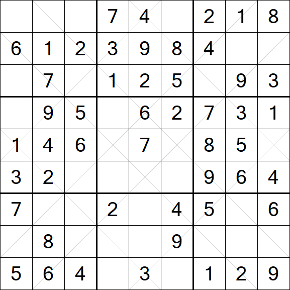 Argyle Sudoku - Easy