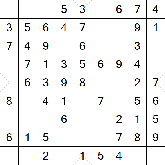Argyle Sudoku - Easy