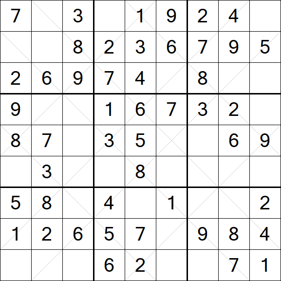 Argyle Sudoku - Easy