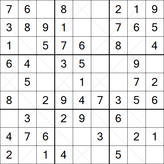 Argyle Sudoku - Easy