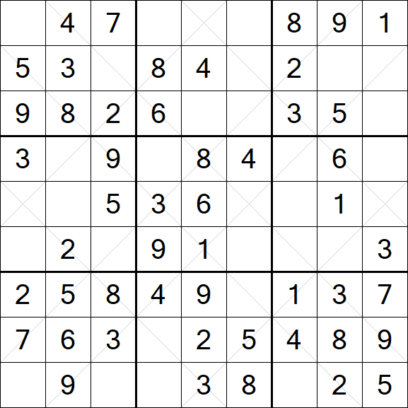 Argyle Sudoku - Easy