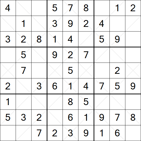 Argyle Sudoku - Easy