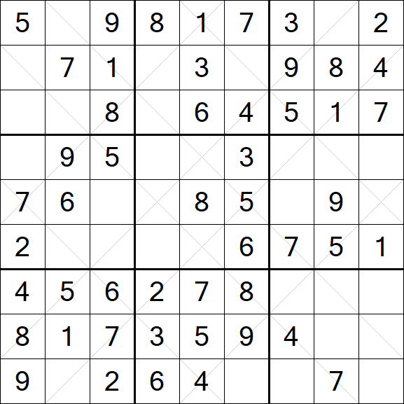 Argyle Sudoku - Easy
