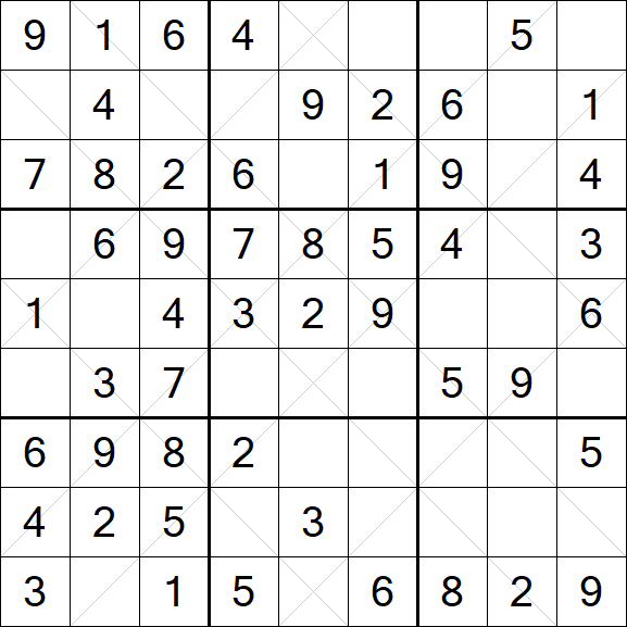 Argyle Sudoku - Easy
