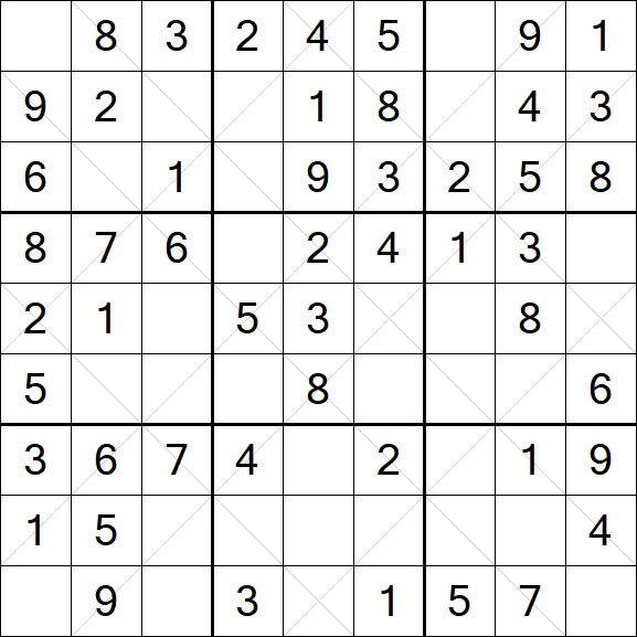 Argyle Sudoku - Easy