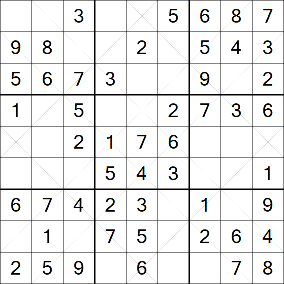 Argyle Sudoku - Easy
