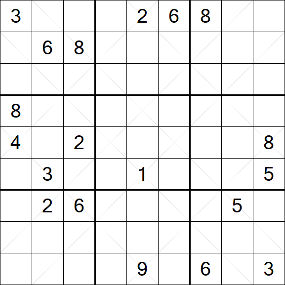 Argyle Sudoku - Schwierig