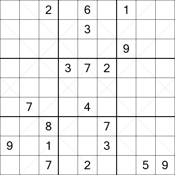 Argyle Sudoku - Schwierig