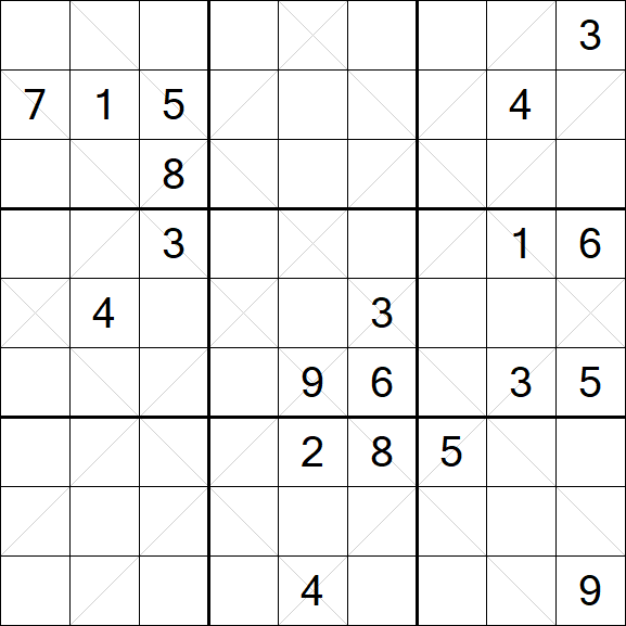 Argyle Sudoku - Schwierig
